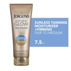 Jergens Natural Glow Body Lotion, Fair to Medium Skin Tone, 7.5 fl oz