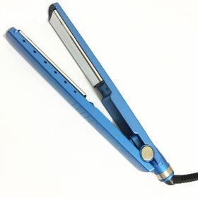 Blue Narrow Nano Titanium Hair Straightener (Option: Blue-UK)