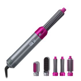 Five-in-one Hot Air Comb Automatic Winding (Option: Grey purple-EU)