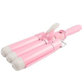 Egg Omelet Head Curling Iron Female Three-row Cake Big Omelet Stick (Option: Pink-UK)