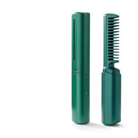 Straight Comb Artifact Ceramic Anion (Color: Green)