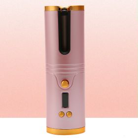 Wireless Portable Mini USB Head Perm Does Not Hurt The Hair Machine (Option: Pink-5200mAh)