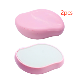 Crystal Physical Hair Eraser Painless Safe Epilator Easy Cleaning Reusable Body Beauty Depilation Tool (Option: Pink-2PCS)