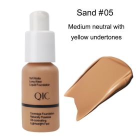 Concealer Liquid Foundation Brightens Moisturizes And Controls Oil Bronzer Stage Makeup BB Cream (Option: Sand-30ml)