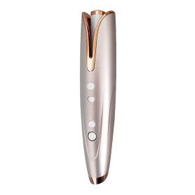 Portable Automatic Hair Curler, Multi-function Charging Curling Iron, Travel Home Portable USB Wireless (Option: Pink-USB)