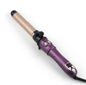 LCD Temperature Controlled Automatic Hair Curler (Option: Purple 28mm-AU)